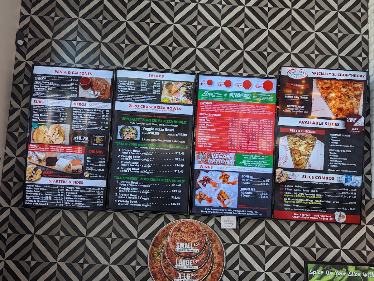 Menu Venezia's New York Style Pizzeria-2